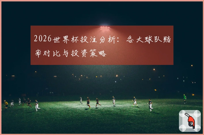 2026世界杯投注分析：各大球队赔率对比与投资策略